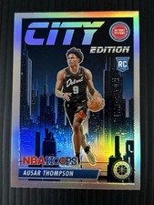 2023-24 Panini Nba Hoops Premium Stock - City Edition Ausar Thompson #11 Silver