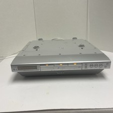 Sony ICF-CDK70 Under Cabinet Kitchen 3 CD Player Clock Radio No Remote - Tested