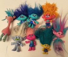 Lot Of 9 DreamWorks Trolls Movie Hasbro Figures 2016