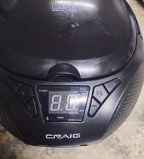 Craig CD6925 Portable Top-Loading Stereo CD Boombox with AM/FM Stereo Radio