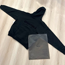 Essentials Fear of God Mens M Black Oversized...