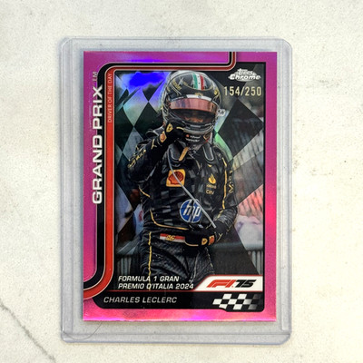 2025 Topps Chrome Formula 1 F1 #137 Charles Leclerc Pink Refractor