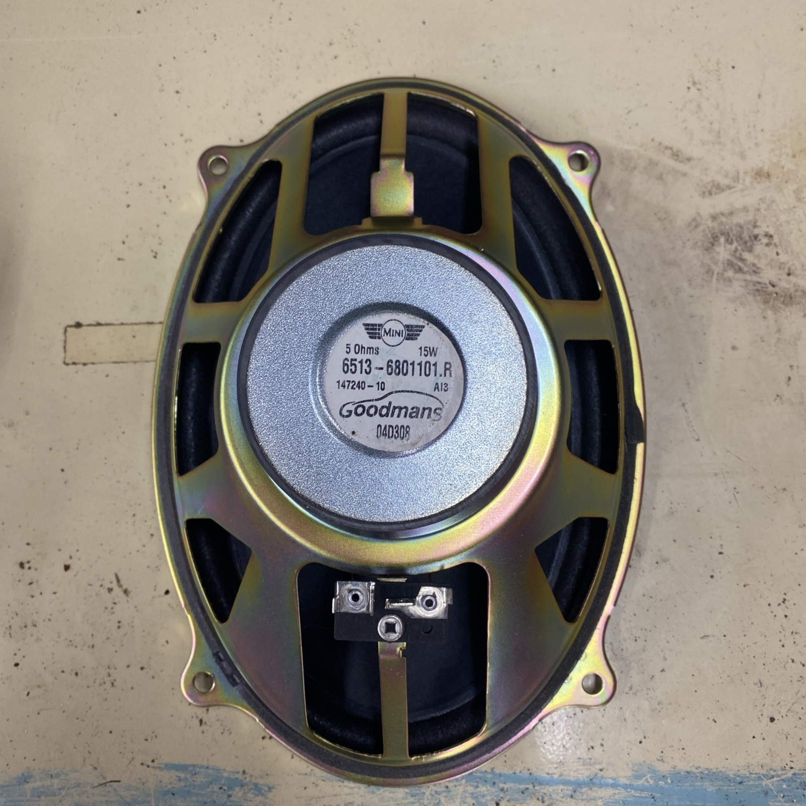 BMW MINI ONE COOPER S R50 R53 2001-2006 REAR SPEAKERS 6801101 PAIR