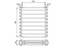Wärmetauscher Innenraumheizung VALEO 811689 Aluminium für RENAULT CLIO 5 CAPTUR