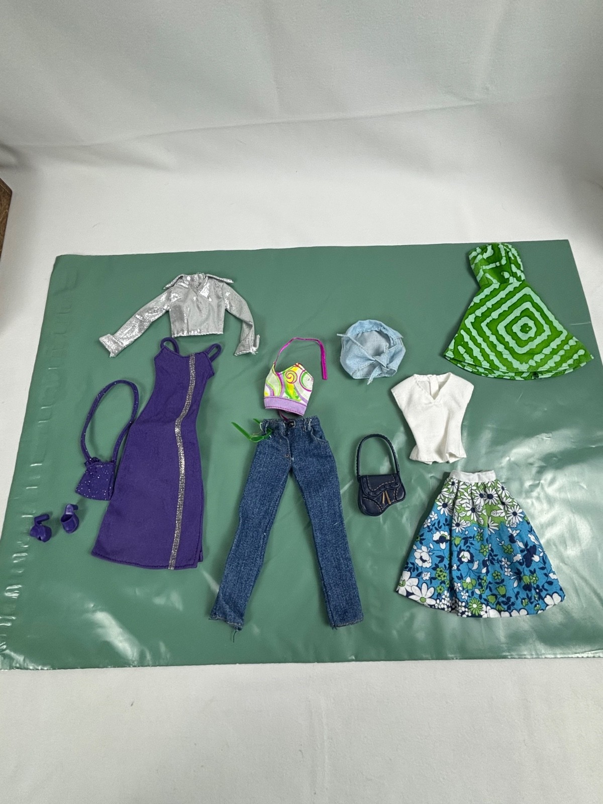 Vintage Handmade Barbie Clothes Lot of 11 Pieces