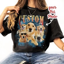 Dog Vintage Bootleg Washed Comfort Tee Custom