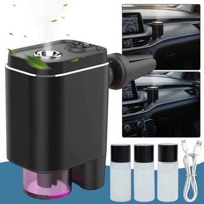 Auto Diffuser Lufterfrischer mit 3 Parfüms Öl Intelligente 180mAh Fragrance Duft