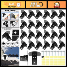 25 Pcs Stainless Steel Snow Guards for Metal Roofs - Ice  Snow Stop Buildup