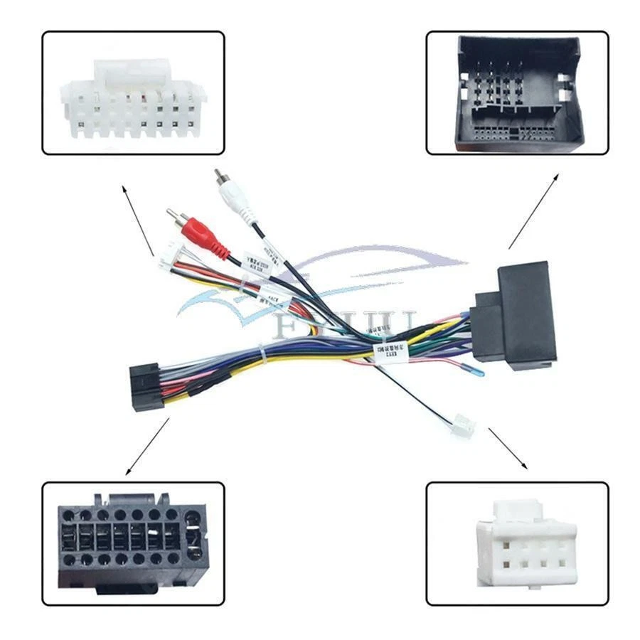 For BMW X1 E90 16Pin Stereo Android Power Cable Harness Connector W/ Canbus Box — 第 2/4 张图片
