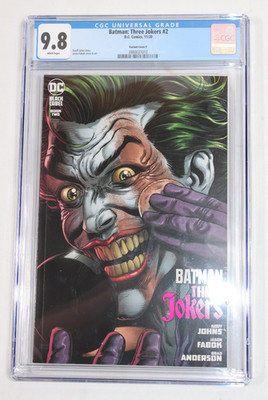 BATMAN THREE JOKERS #2 CGC 9.8 CVR-F VARIANT COVER