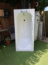 Metal Bath(white Enamel) and Bathroom Sink with Pedestal for Bathroom.