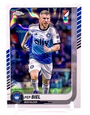 Pep Biel 2025 Topps Chrome MLS White Lava SP Charlotte FC