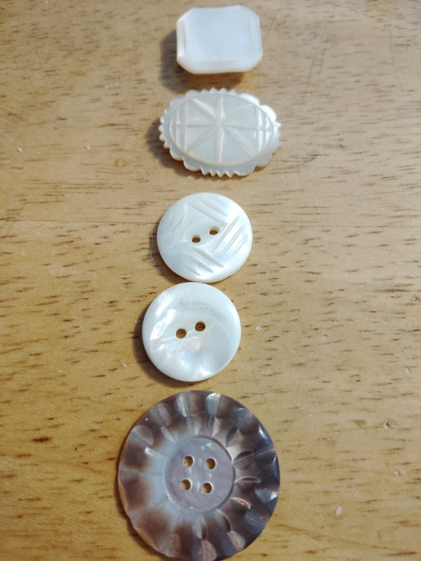 vintage mop buttons