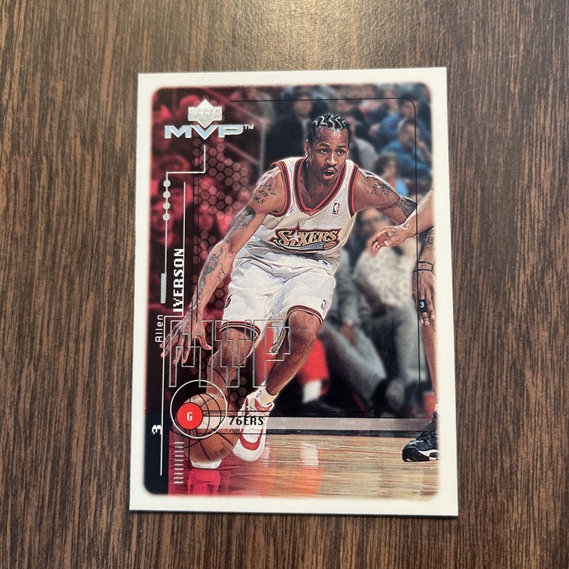 1999-00 Upper Deck MVP Allen Iverson #118 Excellent Condition HOF