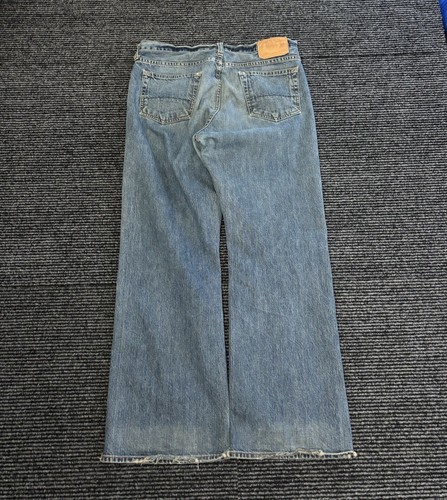Vintage Abercrombie Fitch Jeans Men 31x30 Fit 32x29 Bootcut Wide leg Made In USA - Picture 2 of 24
