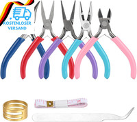 5 StüCk Schmuckzangen Set, Rundzange FüR Schmuckherstellung, Klein Spitzzangen,