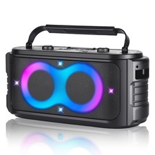 Portable Bluetooth Speaker 300W Peak Big Powerful Loud Sound Deep Bass Large