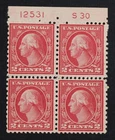 CKStamps: US Stamps Collection Scott#540 Block Mint 3NH 1H OG