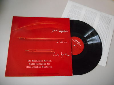 LP VA Reichmann / George - Die Macht des Wortes (5 Song) FUNK UHR / Insert condC