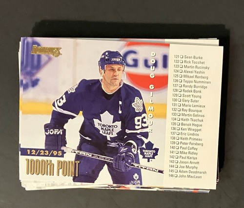Lotto assortito 151 carte Donruss Hockey 1996-97 Esordienti, HOF e stelle più extra - Foto 9 di 9