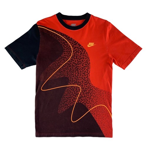 red nike cheetah shirt