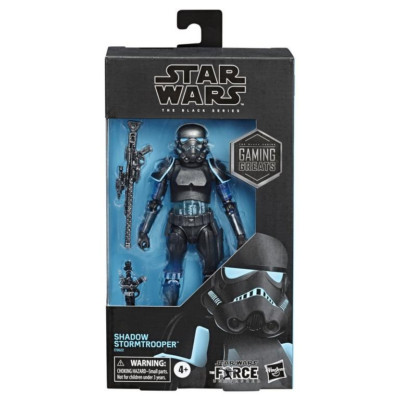 SHADOW STORMTROOPER ( 6'' ) STAR WARS ( BLACK SERIES ) GAMESTOP ACTION FIGURE