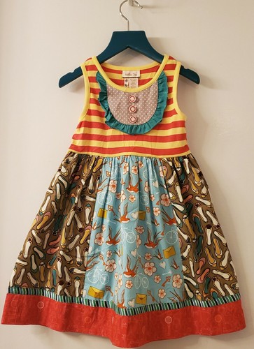 Shoes Girls 4 Printed Tank Dress 