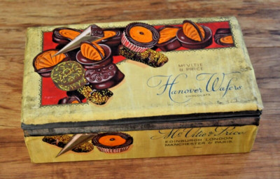 MCVITIE & and PRICE Vintage Hannover Waffeln Schokoladendose Verdauungskeks RAR