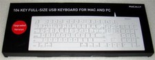 Macally MKEYE 104 Key Full-Size USB Wired Key...