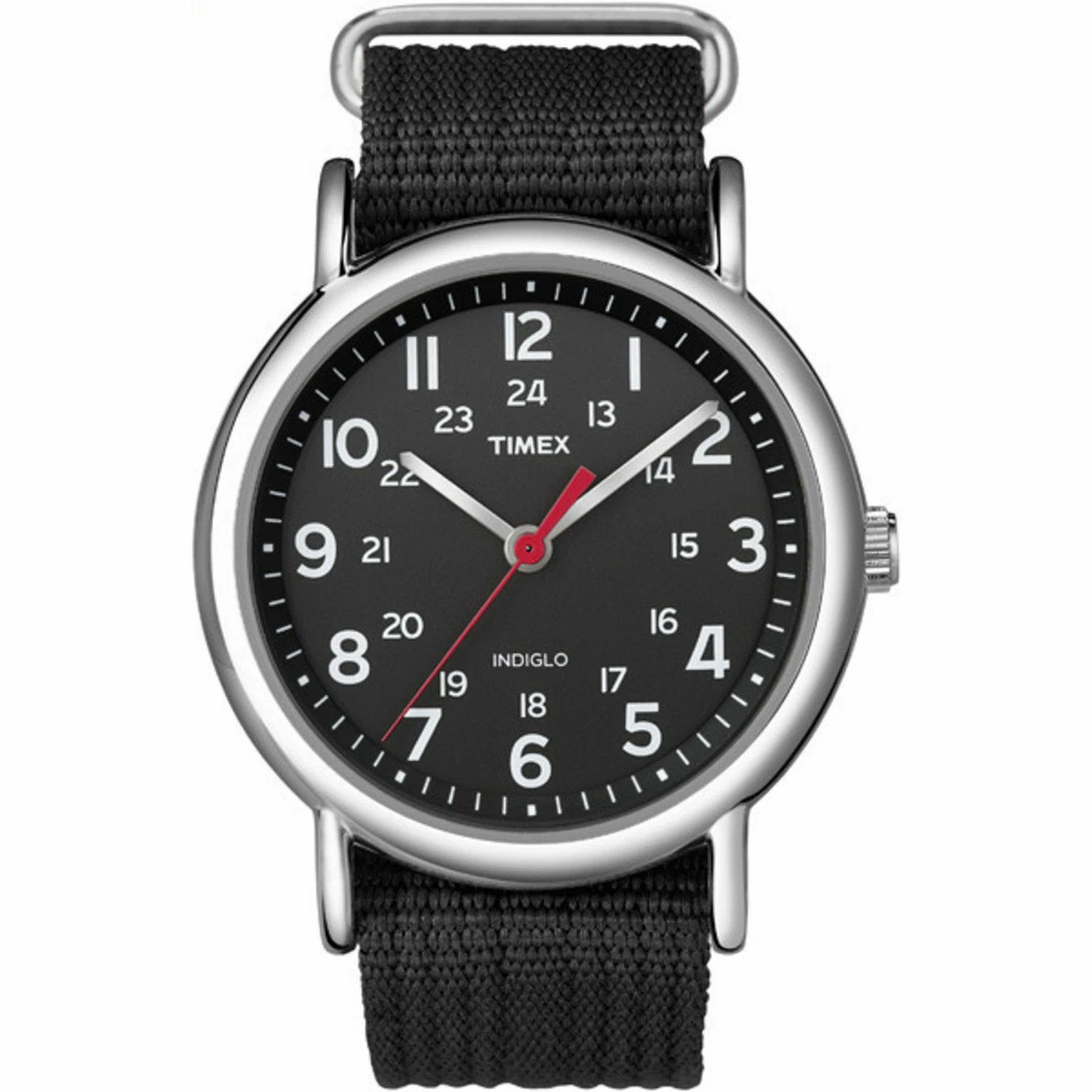 Timex indiglo online black