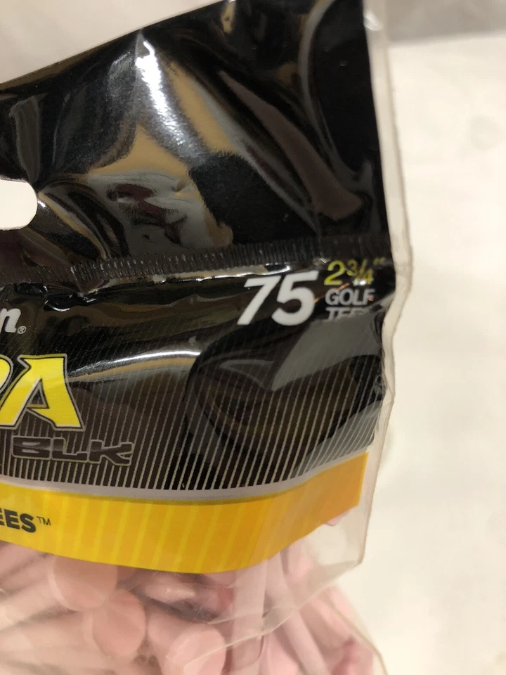 Camisetas de golf Wilson Ultra negras rosas 75 unidades 2 3/4 pulgadas  Foto 4 de 4