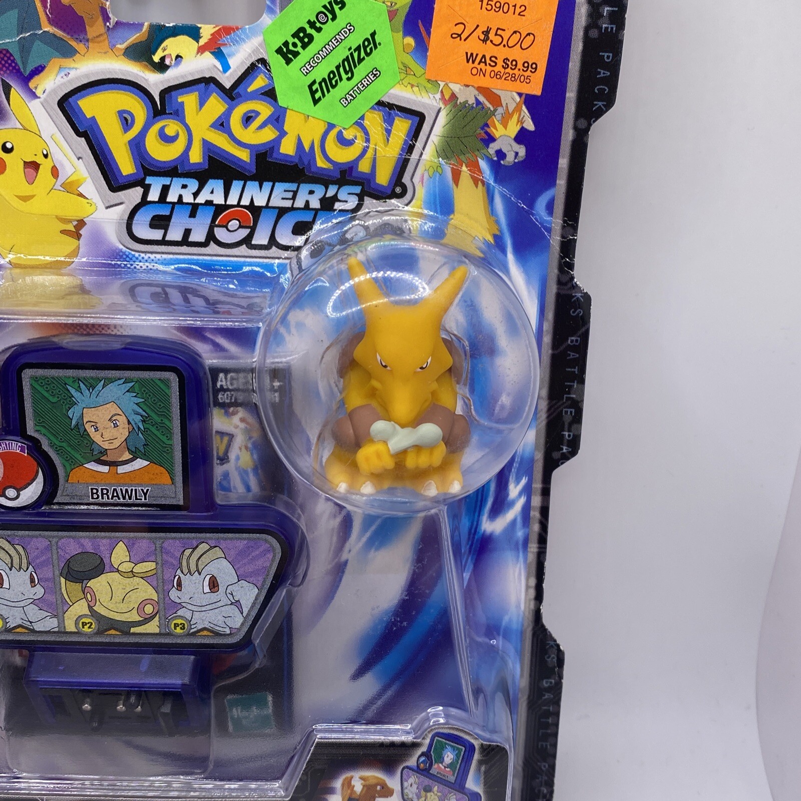 Hasbro Nintendo Pokemon Trainers Choice Brawly w Alakazam & Charizard 2004 NOS | eBay