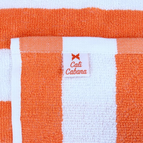 Paquetes de 4 toallas de playa Cabana - opciones de color a rayas - algodón 30 x 60 duraderas - Imagen 45 de 158