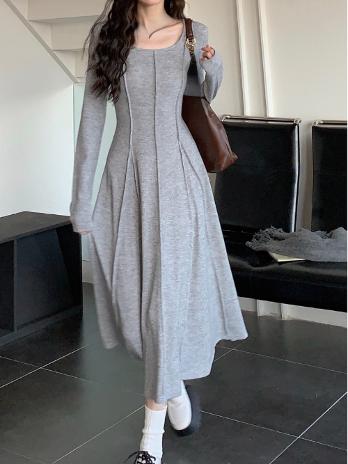 ワンピース Vintage basic dress クロスリボンタックセーラーワンピース – Belchic