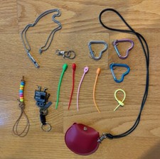 Set Of Charms Keychains Necklaces Bag Decoration