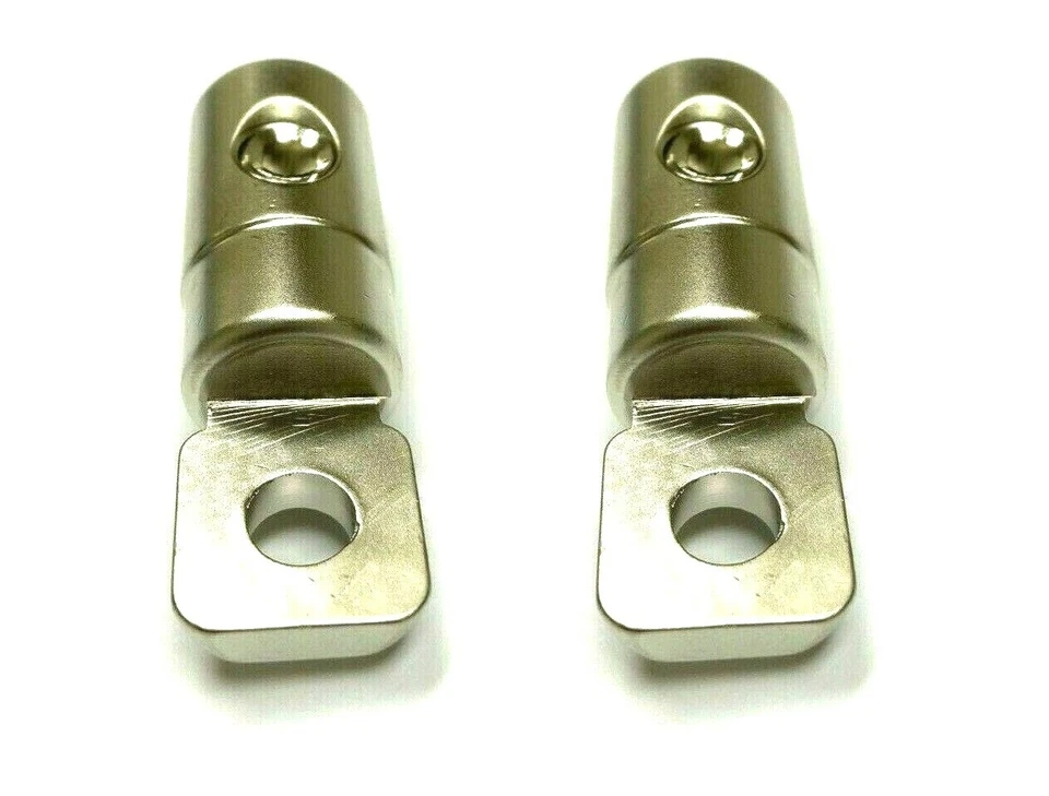 2pcs Battery Car Stereo Power or Ground 1/0 Gauge 5/16" Ring Terminal Marine - Image 2 of 4