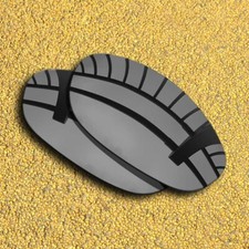 Lenses Replacement for-Costa Del Mar Brine Polarized - Black Mirror