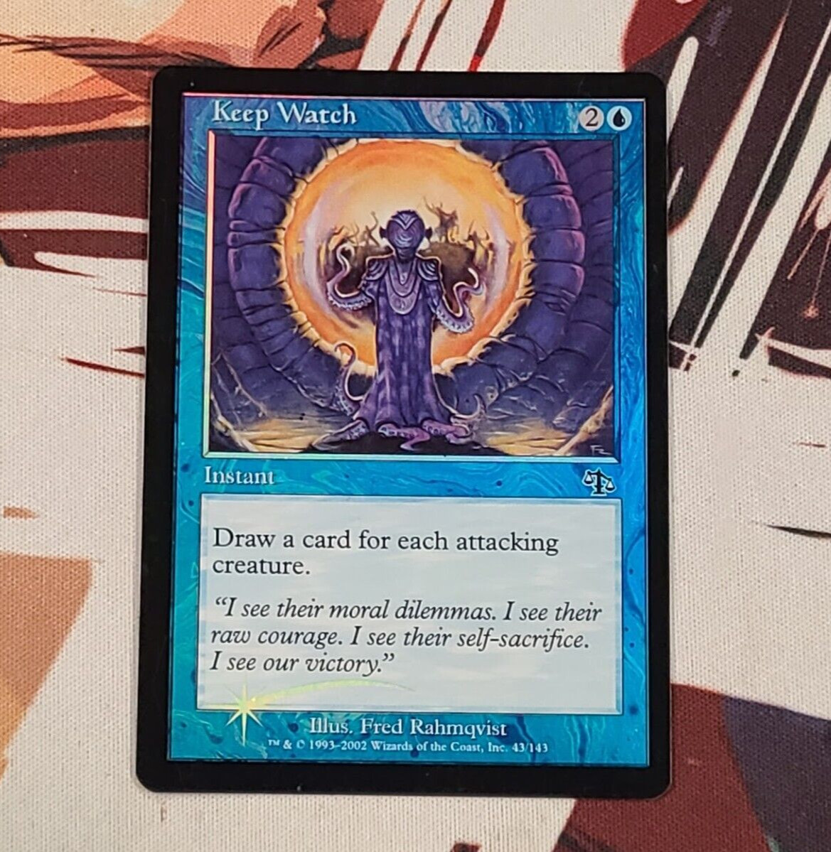 MTG Keep Watch Judgement Foil NM