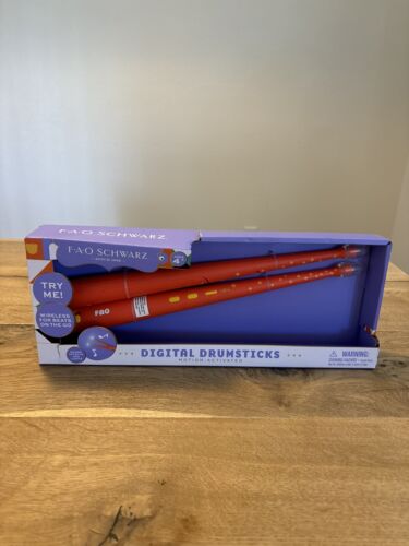 FAO Schwarz Children’s Toy Digital Drumstick Musical Instrument New In Box