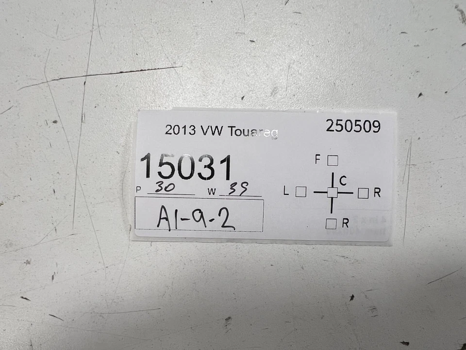 2011-2014 VOLKSWAGEN TOUAREG DASH DASHBOARD LEFT DRIVER AC AIR VENT GRILLE OEM - Image 2 of 4