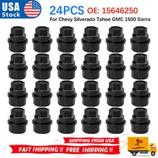 24x Wheel Lug Nut Covers Cap For Chevy Silverado Tahoe Gmc 1500 Sierra 15646250