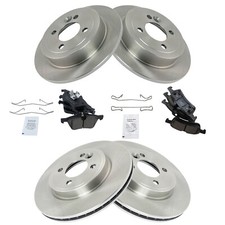 Front Rear Ceramic Disc Brake Pads Rotors Kit Complete Set For Mini Cooper