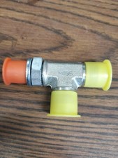 Parker 8R4OMXS Connector 268-04/JB New (TB) Tee Hydraulic Fitting JIC Port