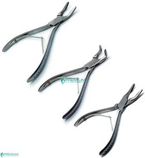 3 Pcs Dental Rongeurs Set Blimenthal 6" Cleveland 6.5" Friedman 5.5" Forcep