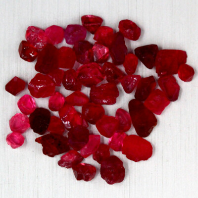 5.140 CT SUPERB EARTH MINED PIGEON RED NATURAL UNHEATED BURM MOGOK SPINEL ROUGH