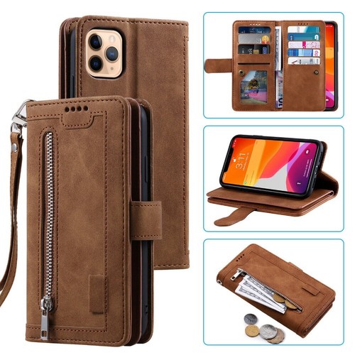 For iPhone 16e 16 15 14 Plus 13 12 11 Pro Max XS Case Leather Wallet Flip Cover - Picture 14 of 63