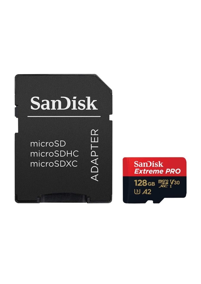 SanDisk 128GB Extreme PRO microSDXC+Adapter Card A2 Sdhc Micro Sd DJI