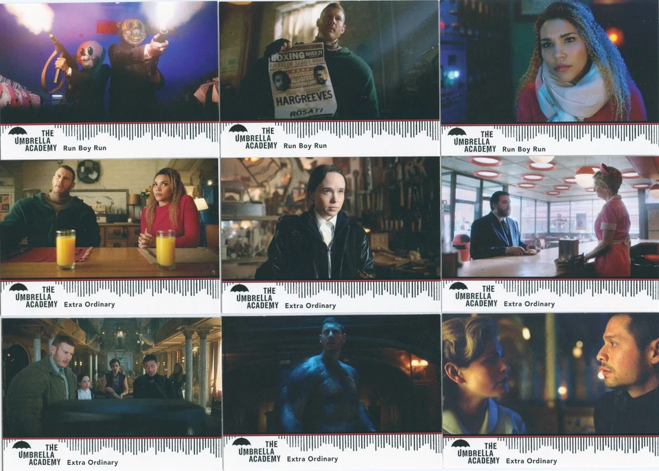 Juego base 63 cartas The Umbrella Academy temporada uno más 2 envoltorios vacíos Foto 2 de 4