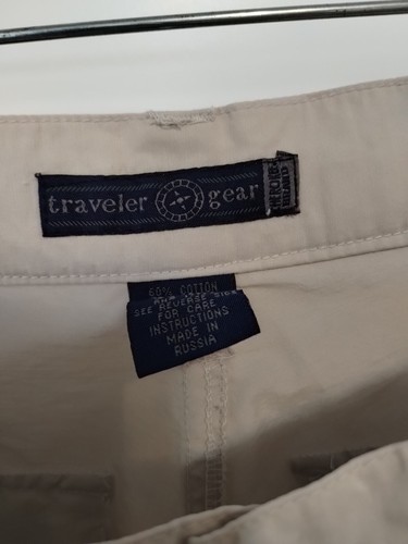 Cherokee Traveler Gear Convertible Pants Mens 30x30 Beige Lightweight - Picture 3 of 7