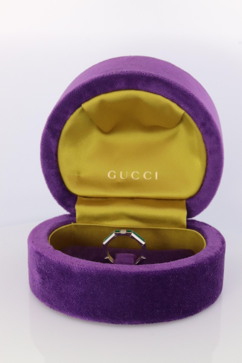 GUCCI リング 18k 正規BOX 付き 】 グッチ リング メンズ GUCCI 指輪 K18 リング メンズ